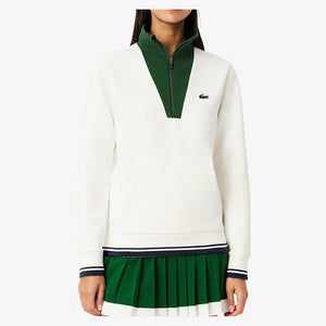 Women`s Heritage Quarter Zip Tennis Pullover Apparel Lacoste
