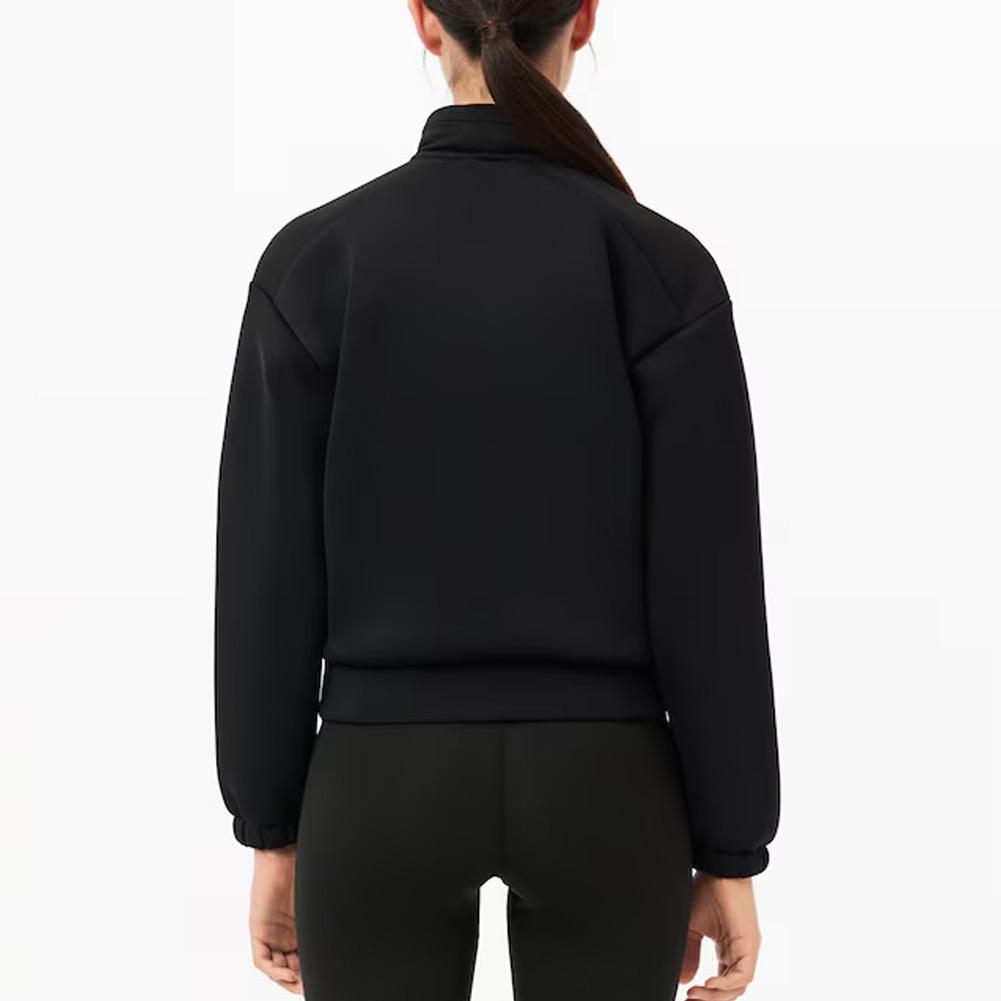 Women`s 2 in 1 Packable Hood Full Zip Fleece Tennis Sweatshirt Apparel Lacoste
