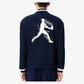 Men`s Novak Djokovic Ceremony Tennis Jacket Marine and Farine Apparel Lacoste