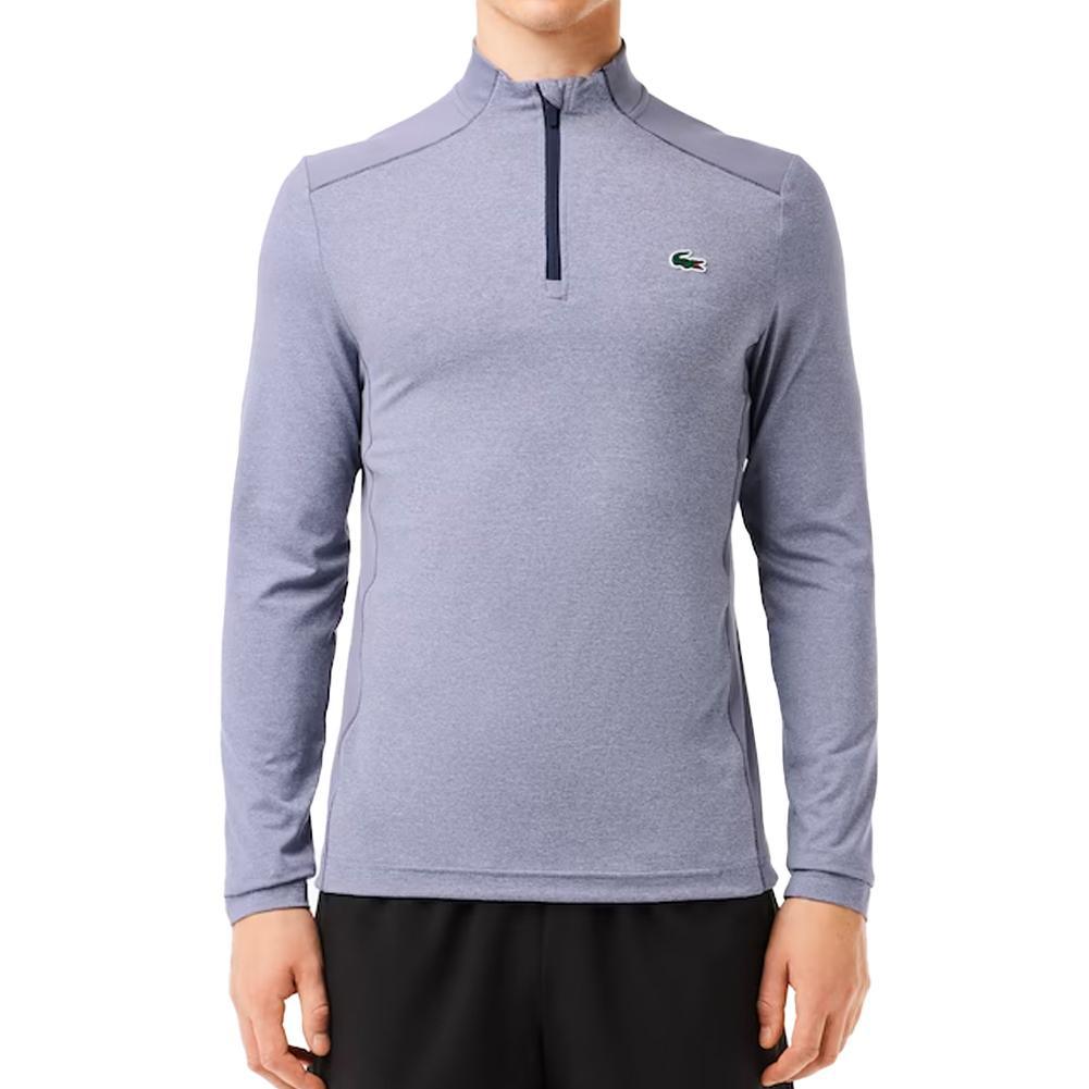 Men`s Sport Ultra-Dry Stretch 1/4 Zip Tennis Jacket Apparel Lacoste