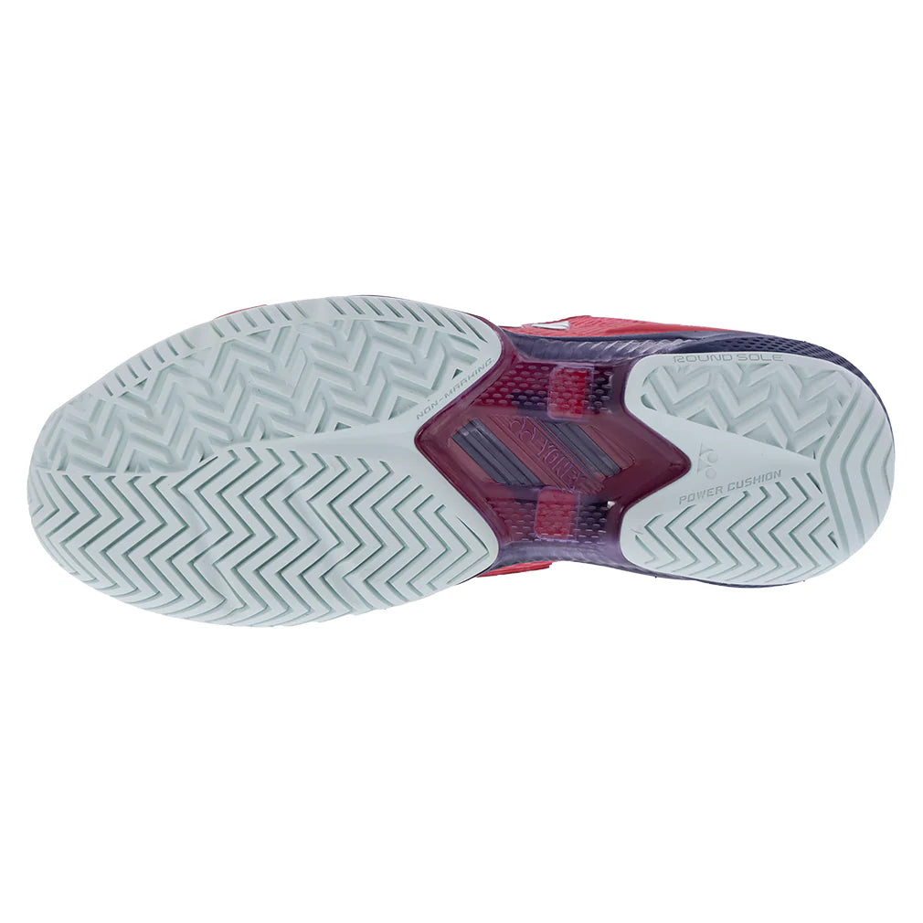 Women`s Power Cushion AD-ACCEL All Court Tennis Shoes Sunset Red Footwear Yonex
