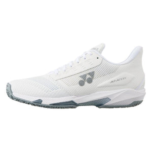 Women`s Power Cushion AD-ACCEL Clay Tennis Shoes White Footwear Yonex