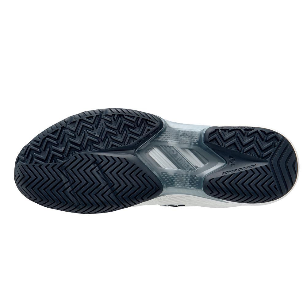 Men`s Power Cushion AD-Accel All Court Tennis Shoes White and Black Footwear Yonex