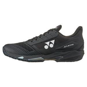 Men`s Power Cushion AD-ACCEL Clay Tennis Shoes Black Footwear Yonex