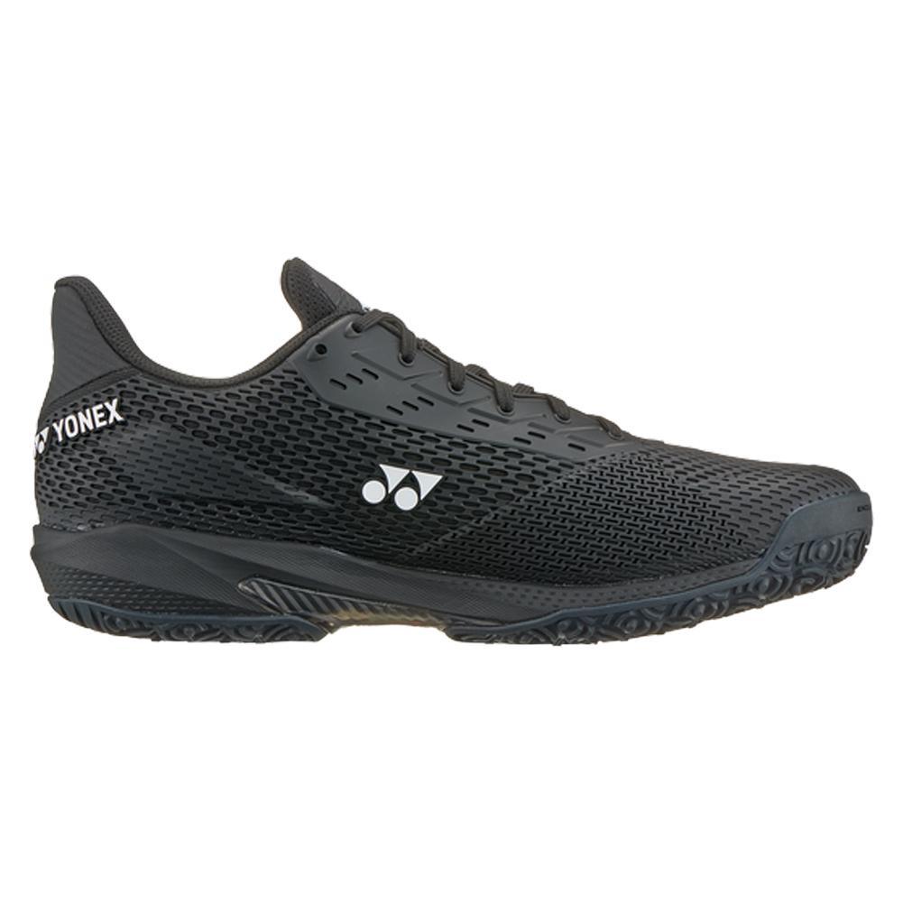Men`s Power Cushion AD-ACCEL Clay Tennis Shoes Black Footwear Yonex