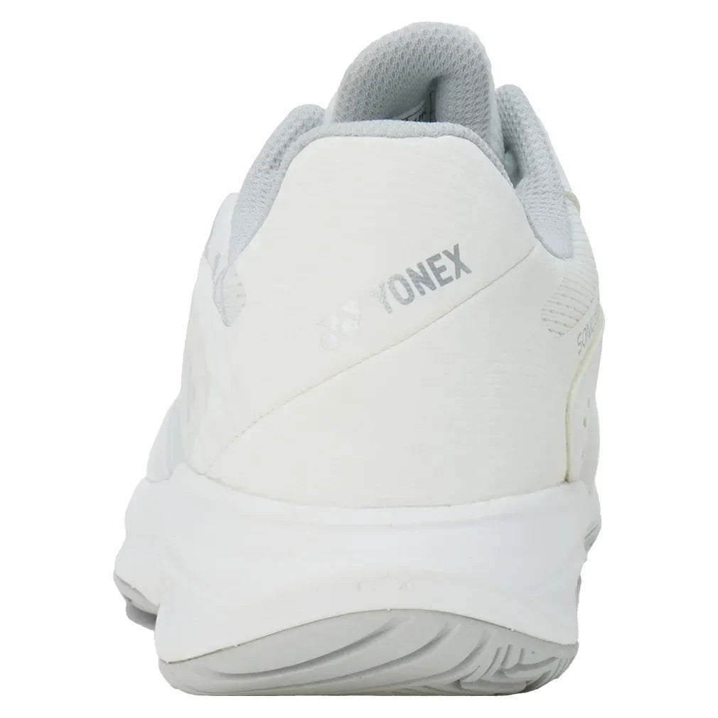 Women`s Power Cushion SONICAGE 3 Tennis Shoes White and Gray Footwear Yonex