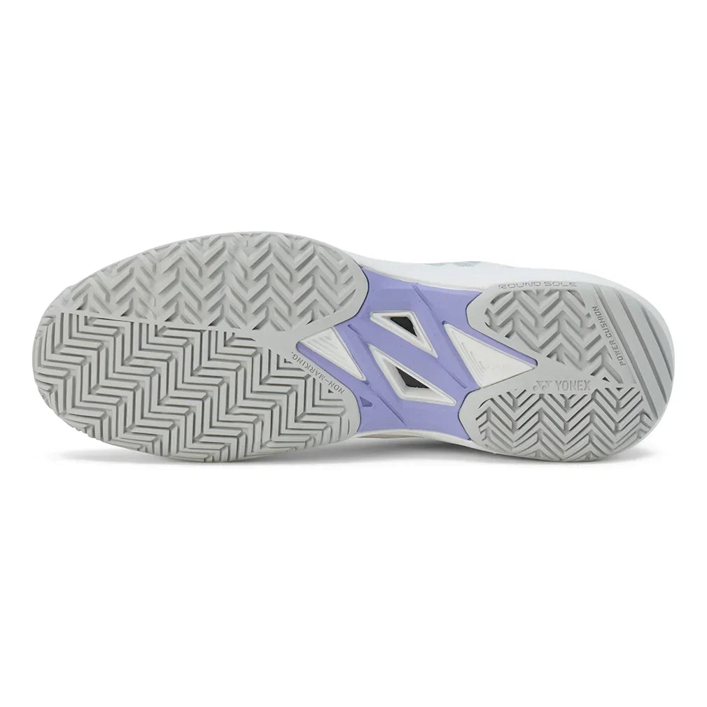 Women`s Power Cushion SONICAGE 3 Tennis Shoes White and Gray Footwear Yonex