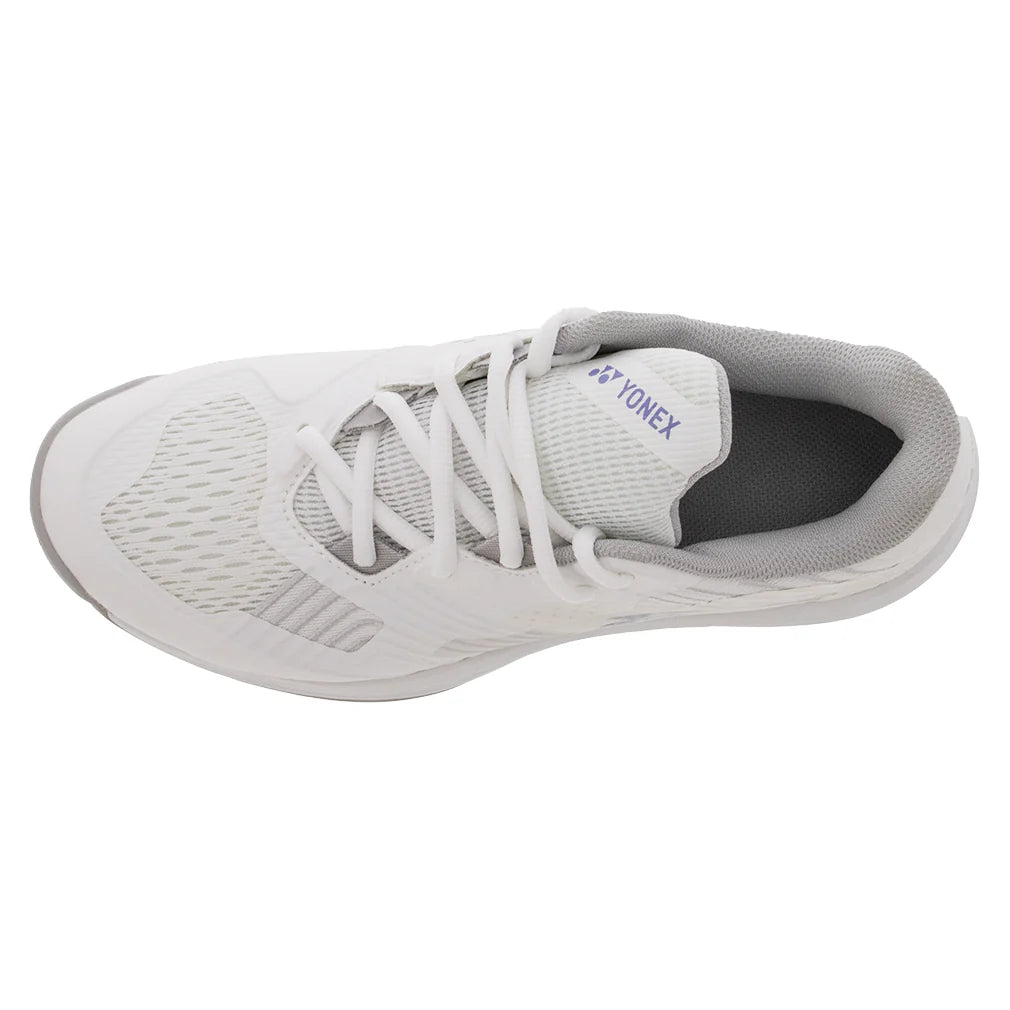 Women`s Power Cushion SONICAGE 3 Tennis Shoes White and Gray Footwear Yonex