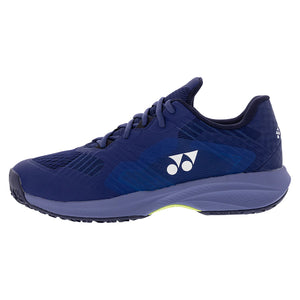 Men`s Power Cushion SONICAGE 3 Clay Tennis Shoes Navy Blue Footwear Yonex