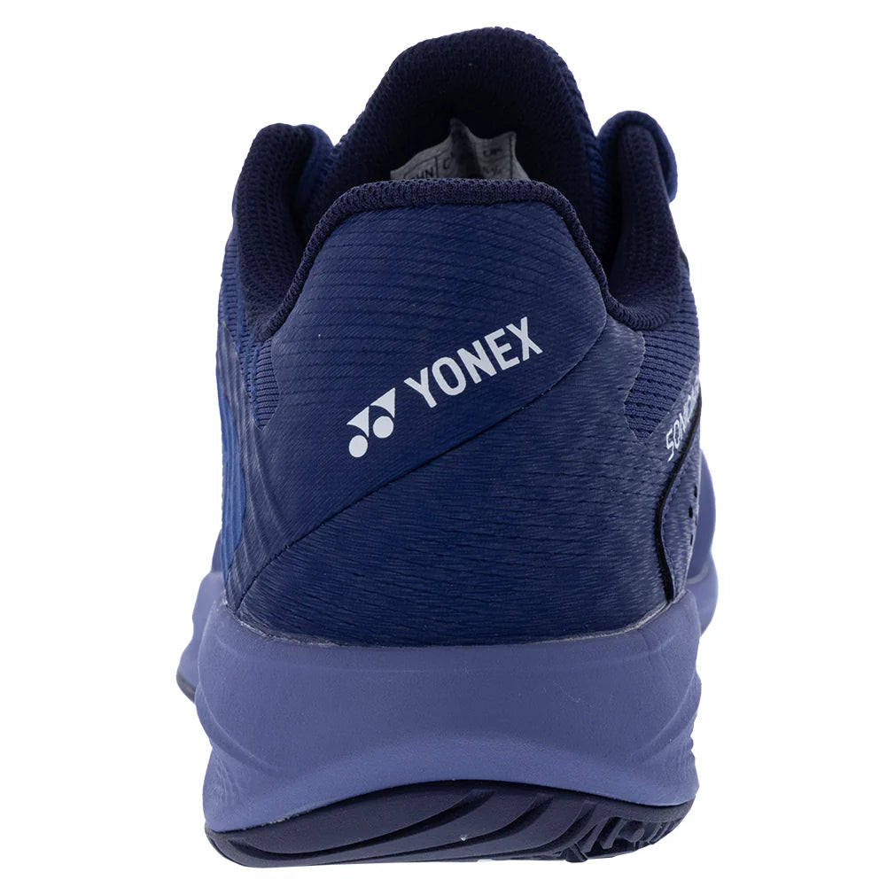 Men`s Power Cushion SONICAGE 3 Clay Tennis Shoes Navy Blue Footwear Yonex