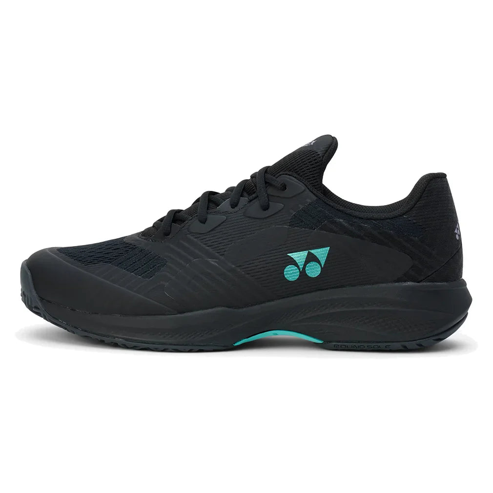 Men`s Power Cushion SONICAGE 3 Wide Tennis Shoes Black Footwear Yonex
