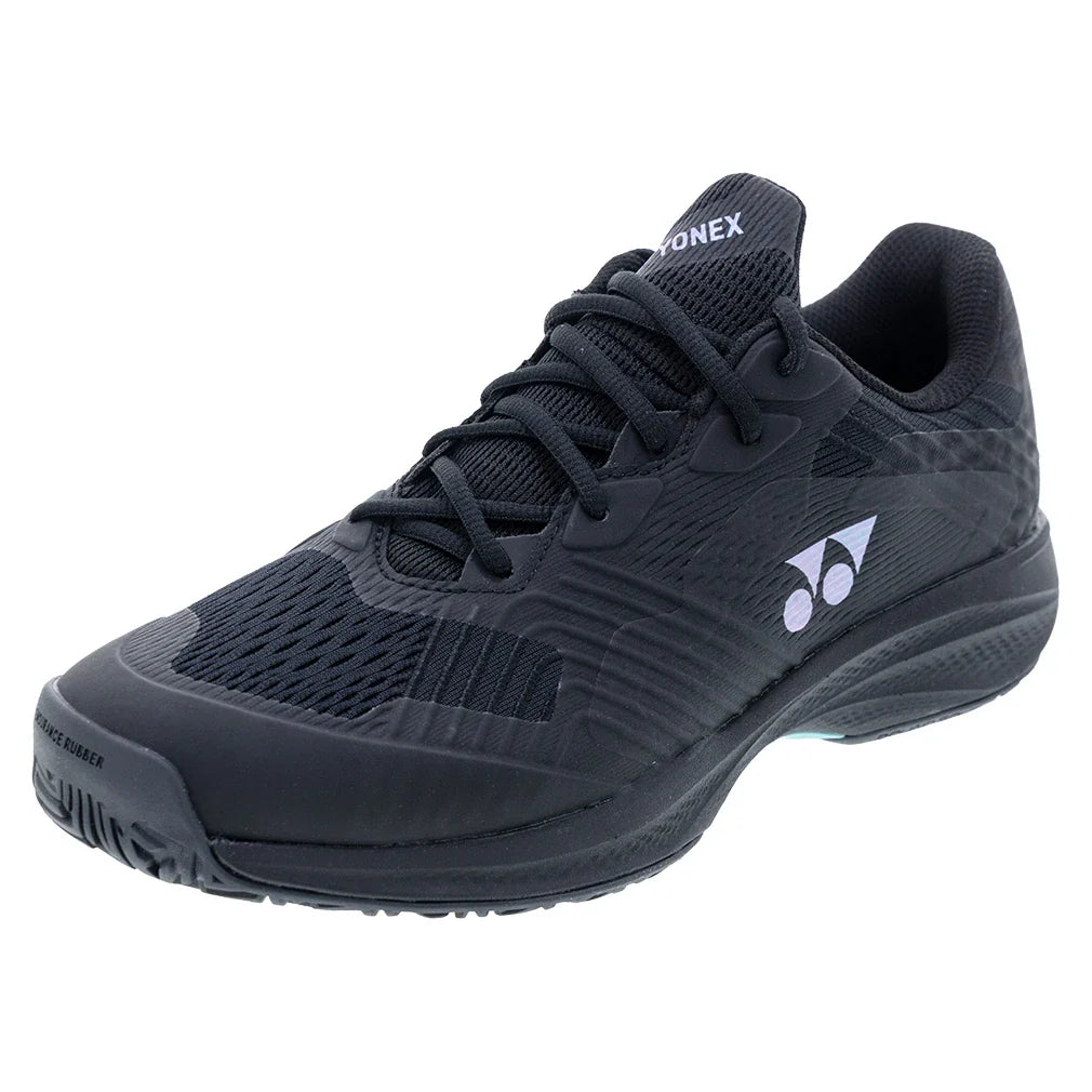 Men`s Power Cushion SONICAGE 3 Wide Tennis Shoes Black Footwear Yonex