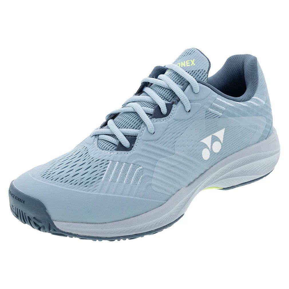 Men`s Power Cushion SONICAGE 3 Wide Tennis Shoes Grayish Blue Footwear Yonex