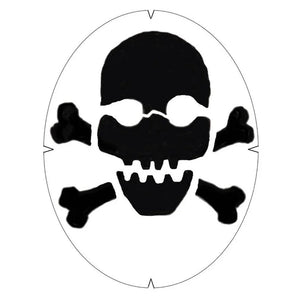 Skull and Crossbones Tennis Stencil Accessories Tourna