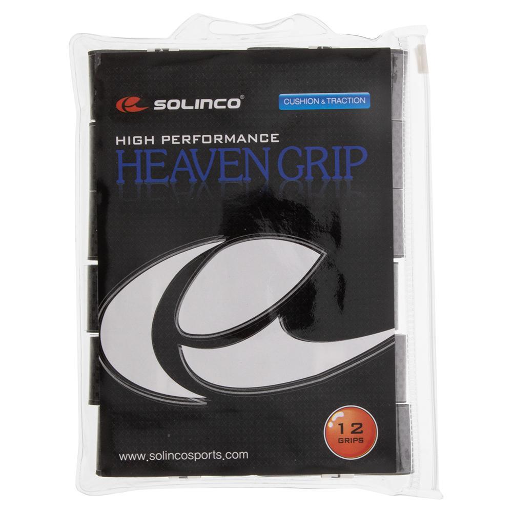 Heaven Tennis Overgrip Gray 12 Pack Accessories Solinco