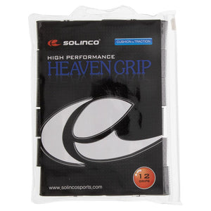 Heaven Tennis Overgrip Gray 12 Pack Accessories Solinco