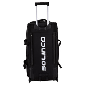 Tour Tennis Travel Bag with Wheels Black Bags Solinco