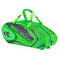 15-Pack Tour Tennis Racquet Bag Full Neon Green Bags Solinco