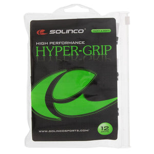 Hyper Extra Tacky Tennis Overgrip White 12 Pack Accessories Solinco