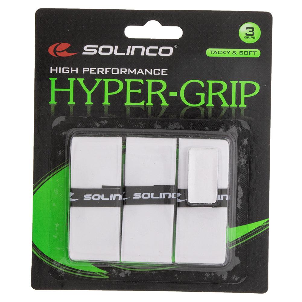 Hyper Extra Tacky Tennis Over Grip White 3 Pack Accessories Solinco