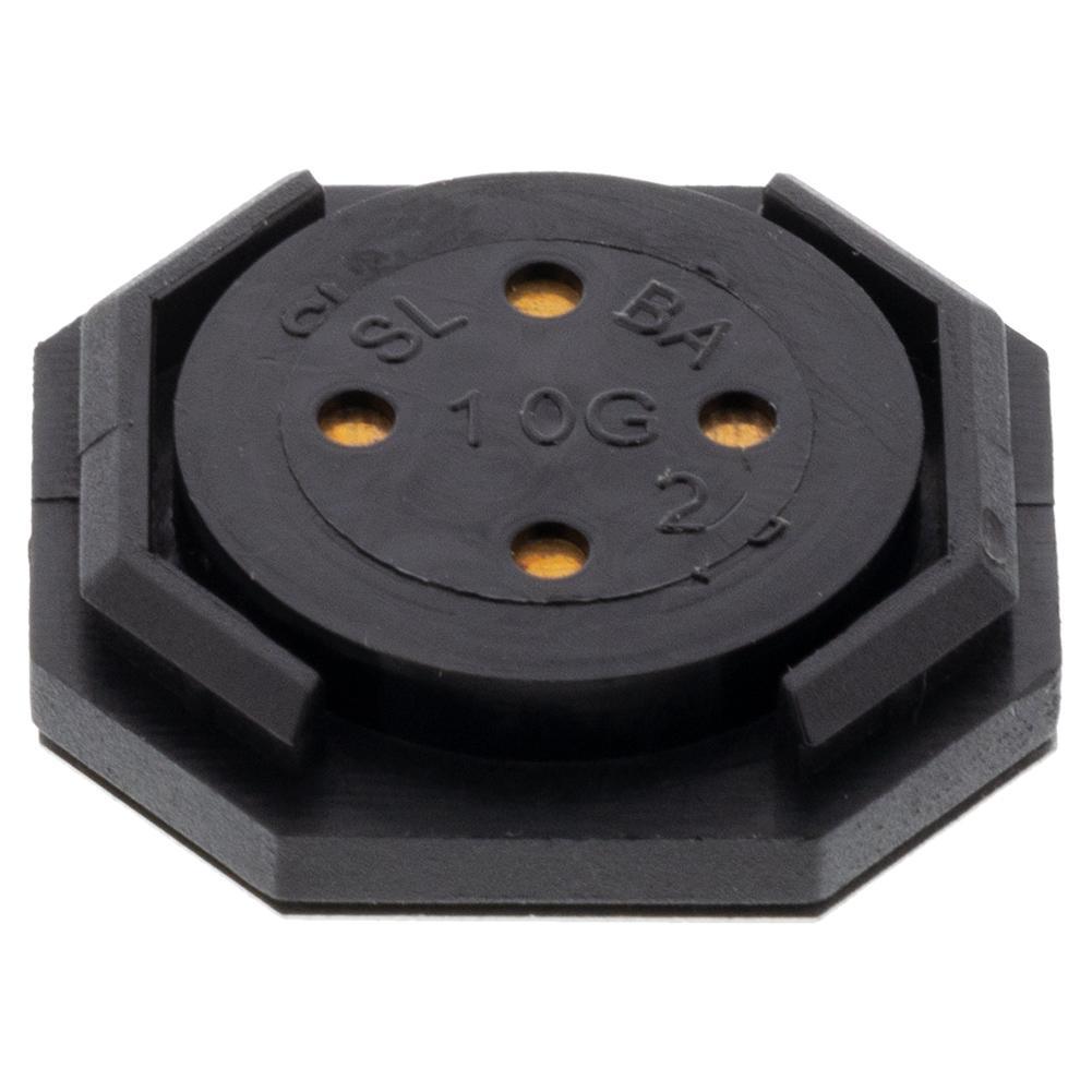 Weight Control Module 10g Butt Cap Plate Silver Accessories Solinco