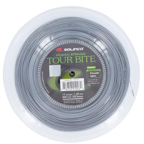 Tour Bite 17G 1.20MM Reel Tennis String Silver Strings Solinco