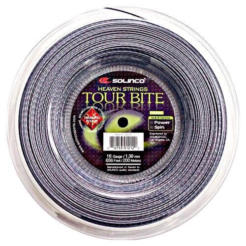 Tour Bite Diamond Rough Tennis String Reel Silver Strings Solinco