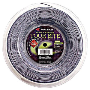 Tour Bite Diamond Rough Tennis String Reel Silver Strings Solinco