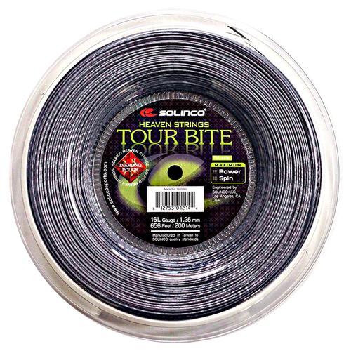 Tour Bite Diamond Rough Tennis String Reel Silver Strings Solinco