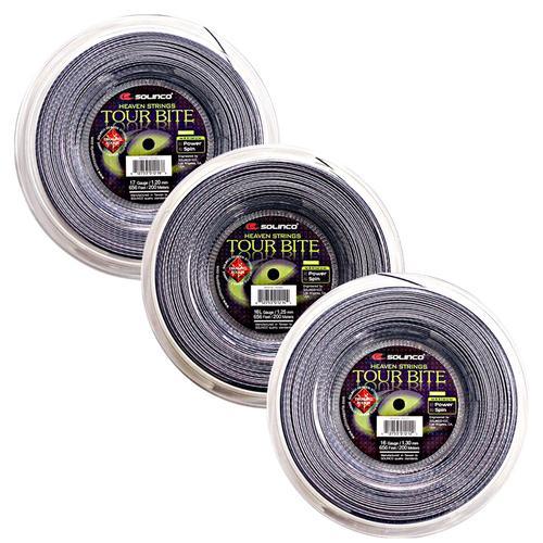 Tour Bite Diamond Rough Tennis String Reel Silver Strings Solinco
