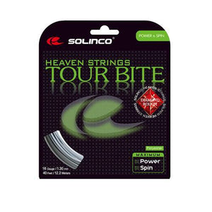 Tour Bite Diamond Rough Tennis String Silver Strings Solinco