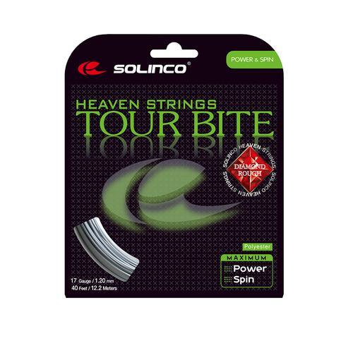 Tour Bite Diamond Rough Tennis String Silver Strings Solinco