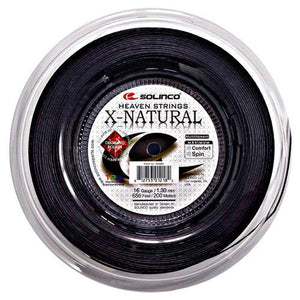 X-Natural Tennis String Reel Black Strings Solinco