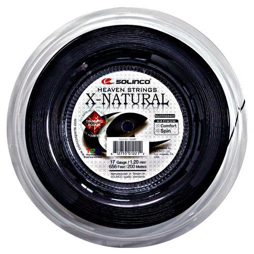 X-Natural Tennis String Reel Black Strings Solinco
