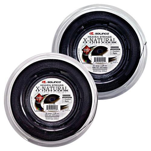 X-Natural Tennis String Reel Black Strings Solinco