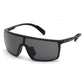 Men`s Active Sunglasses Shiny Black and Smoke Accessories Adidas