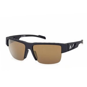 Men`s Active Polarized Sunglasses Black and Brown Accessories Adidas