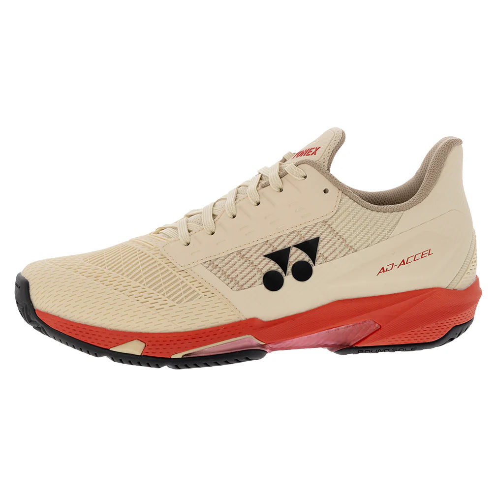 Men`s AD-ACCEL Tennis Shoes Sand Beige Footwear Yonex