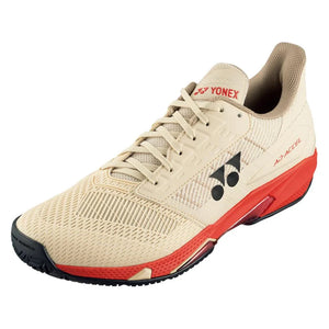 Men`s AD-ACCEL Tennis Shoes Sand Beige Footwear Yonex