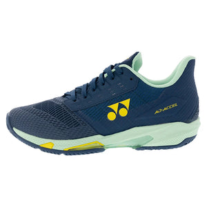 Men`s AD-ACCEL Tennis Shoes Teal Blue Footwear Yonex