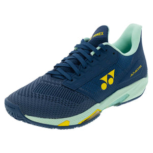 Men`s AD-ACCEL Tennis Shoes Teal Blue Footwear Yonex