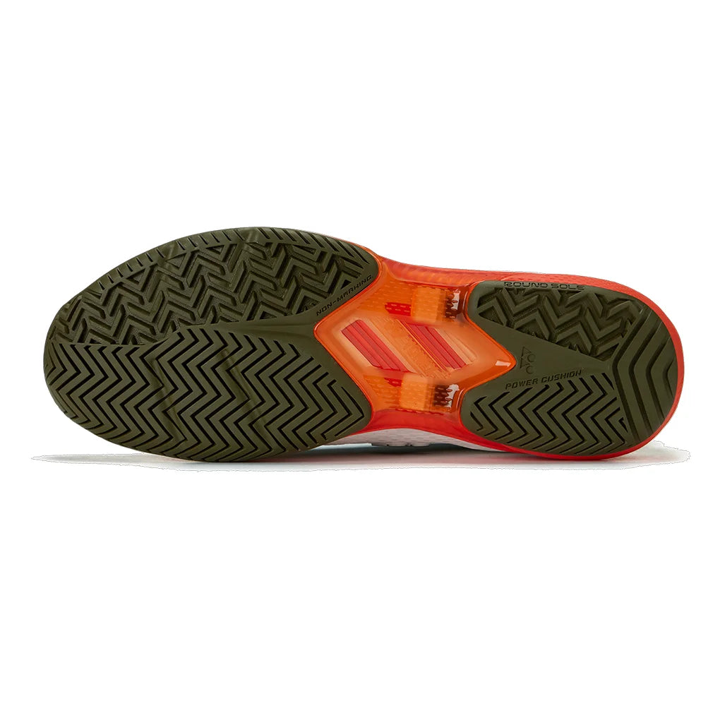 Men`s AD-ACCEL Tennis Shoes White and Orange Footwear Yonex