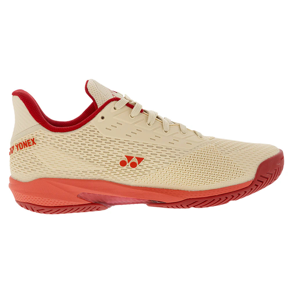 Women`s AD-ACCEL Tennis Shoes Beige and Pink Footwear Yonex