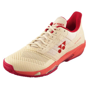 Women`s AD-ACCEL Tennis Shoes Beige and Pink Footwear Yonex
