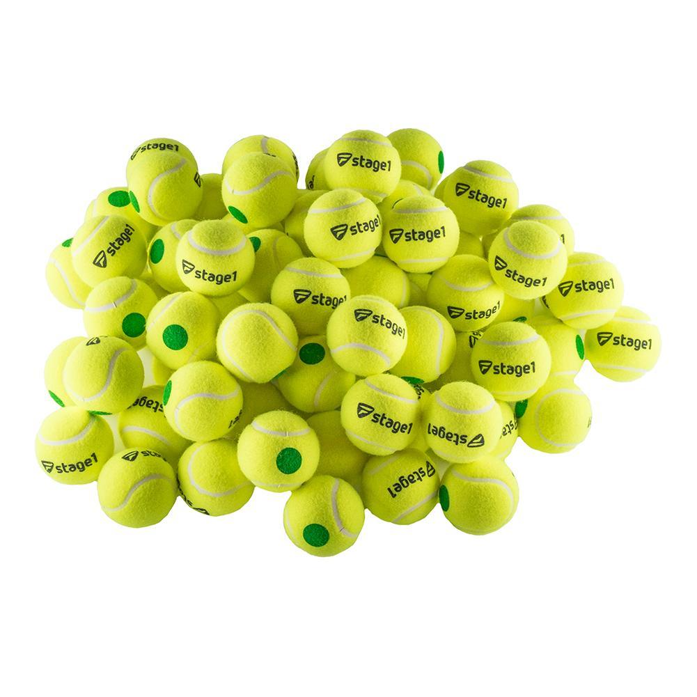 Stage One Green Balls 60 Count Poly Bag Balls Tecnifibre