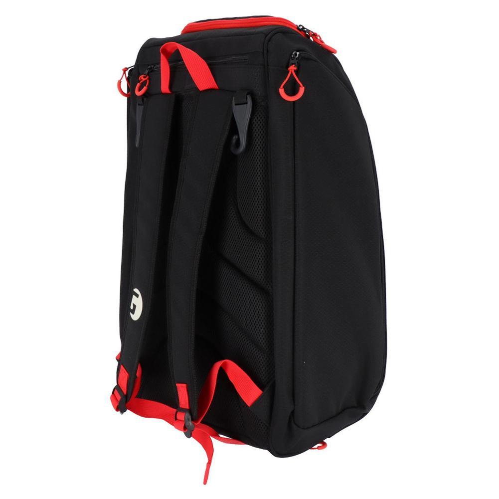 Pickleball Tour Backpack Black and Red Gamma