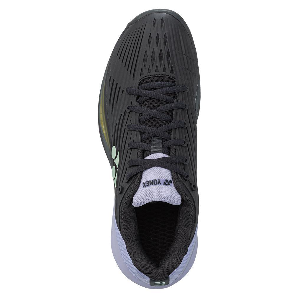 Men's Eclipsion 5 Clay Tennis Shoes Black and Purple Footwear Yonex