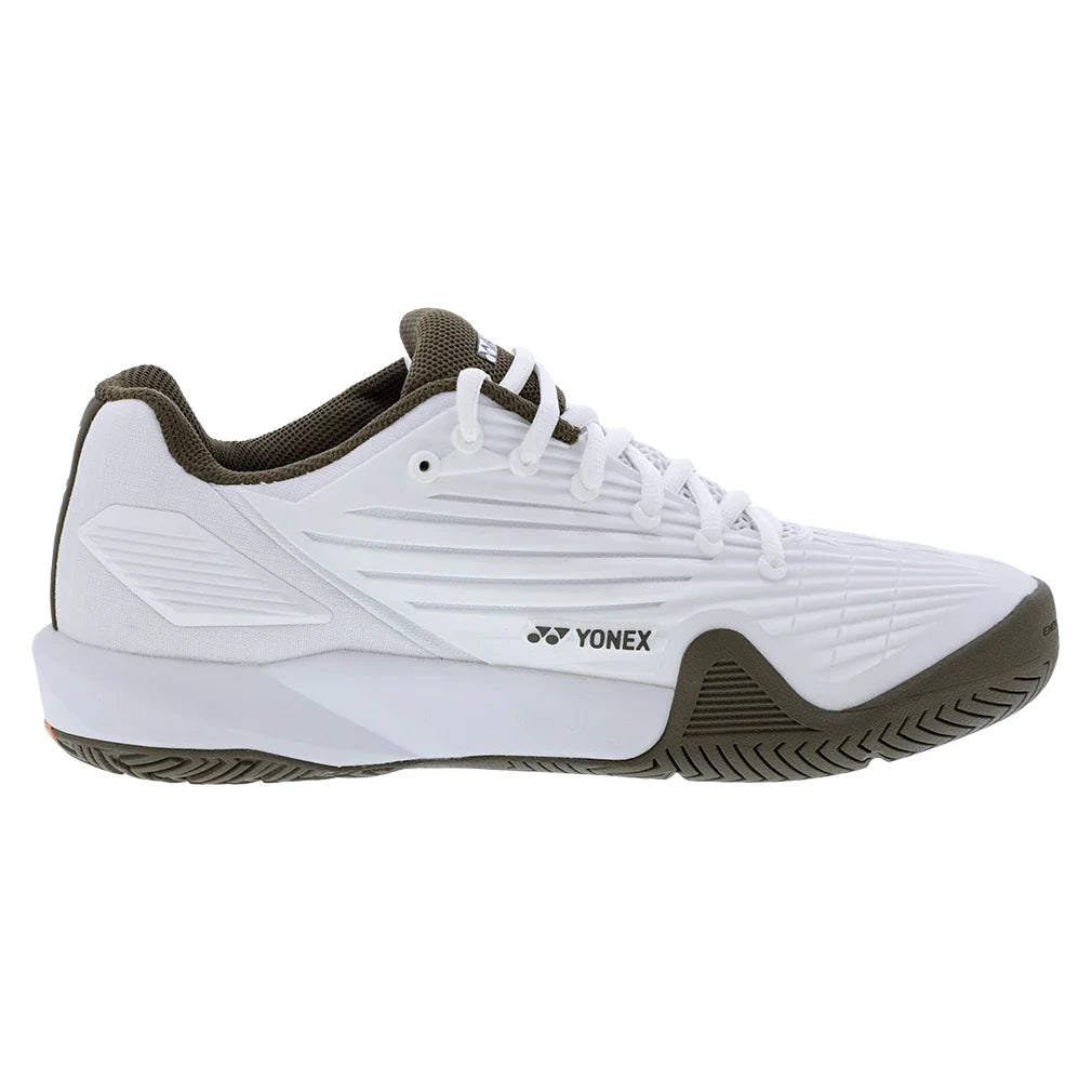 Women`s ECLIPSION 5 Tennis Shoes White and Orange Footwear Yonex