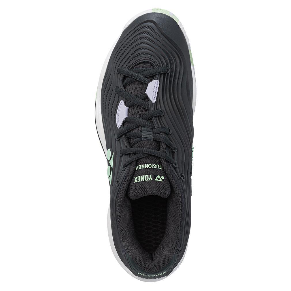 Women's Fusionrev 5 Clay Tennis Shoes Black and White Footwear Yonex