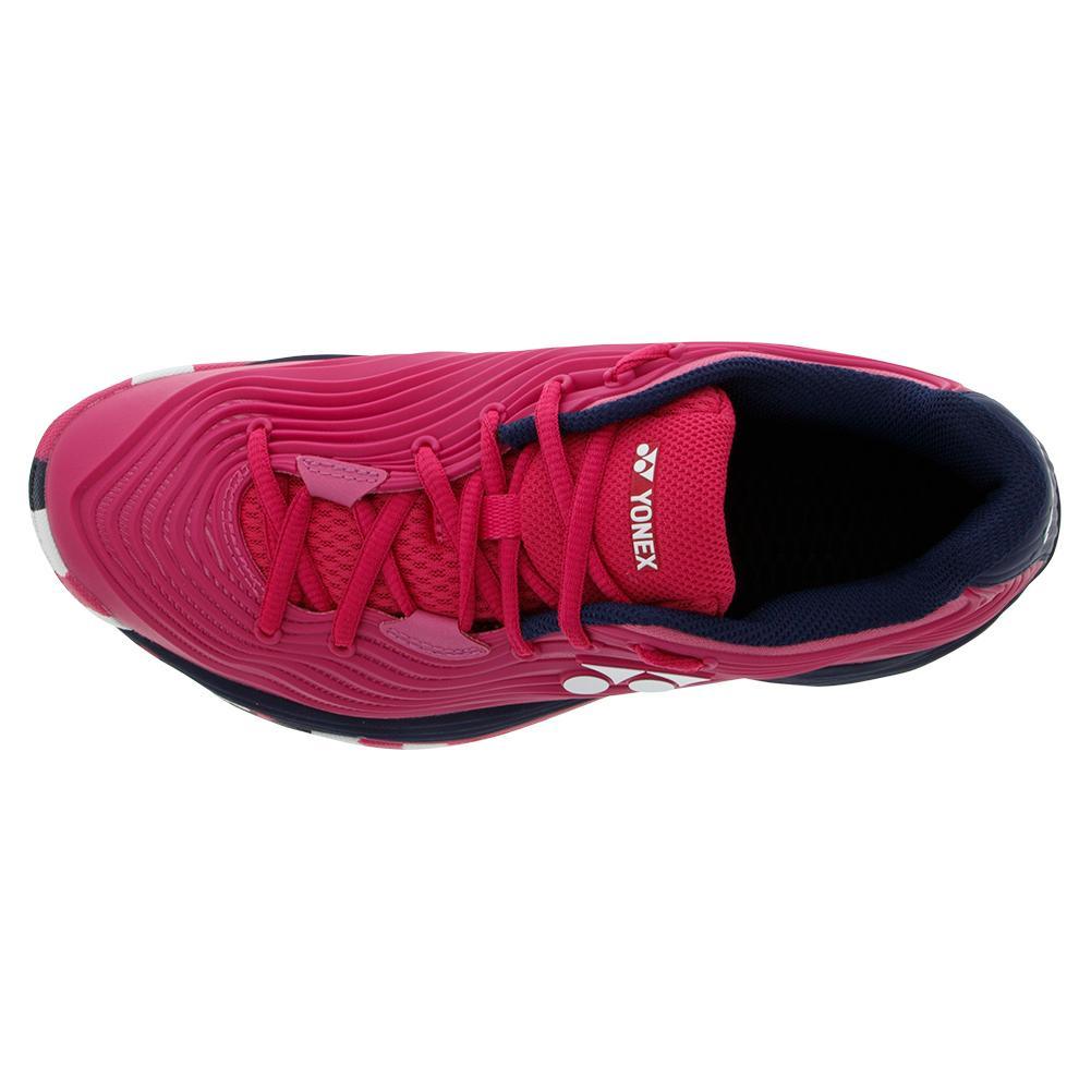 Women's FUSIONREV 5 Clay Tennis Shoes Rose Pink Footwear Yonex